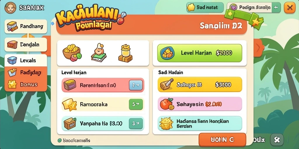 Antarmuka pengguna yang ramah dan modern.