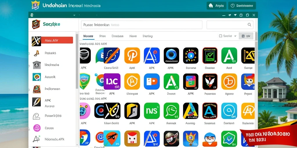 Tampilan antarmuka permainan yang menarik.