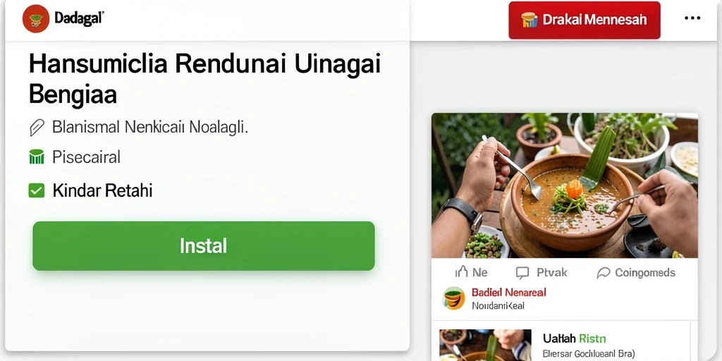Tampilan antarmuka yang ramah pengguna.