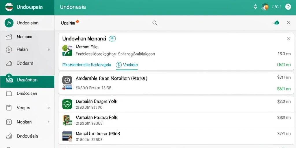 Tampilan antarmuka yang modern dan user-friendly.