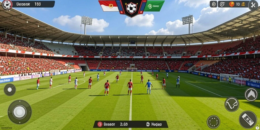 Tampilan mesin slot yang menarik dan berwarna.