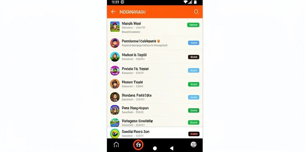 Tampilan antarmuka yang modern dan menarik.
